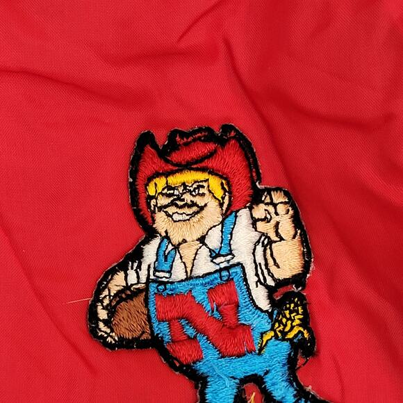 Vintage 90s University-of Nebraska Coach Jacket XL 24x28 USA - Picture 13 of 16